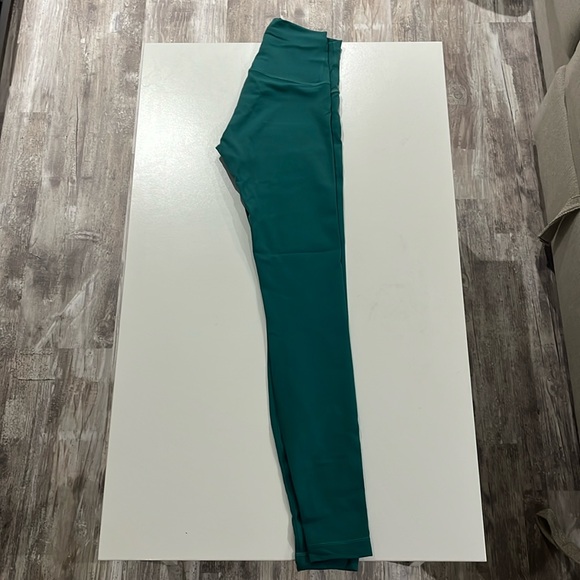 Nulu Lululemon Tights Teal Leggings - Picture 2 of 6